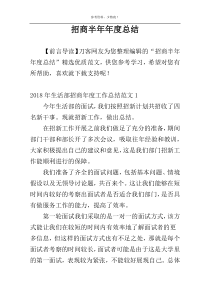 招商半年年度总结