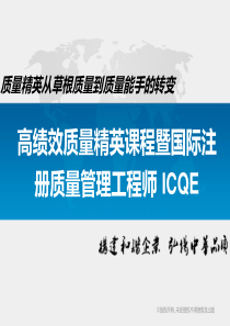 卓越绩效的质量之路-吴建平
