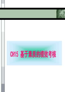 基于素质的绩效考核技术(精)(ppt48)