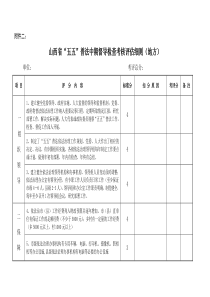 山西省五五普法中期督导检查考核评估细则