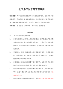 系干考核细则