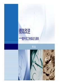 绩效改进-提升员工持续动力源泉