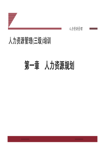 01第一章人力资源规划