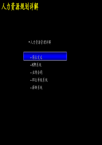 【培训课件】人力资源规划详解