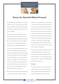 平衡计分卡(BSC)10大内在缺陷一文的部分补充资料Bott