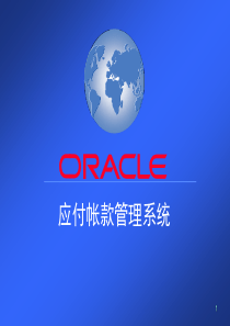Oracle11i应付帐款管理系统