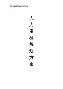 人力资源规划方案3