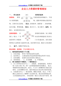 企业人力资源的管理规划doc26