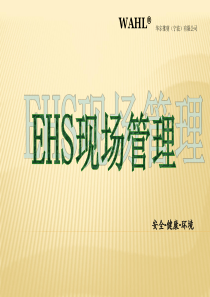 EHS管理培训