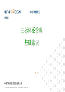 三标体系技术性培训