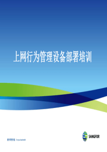 上网行为管理部署方案培训
