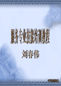 专业技能培训教程演示版