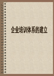 企业培训体系的建立1(1)