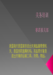 公司关务培训PPT