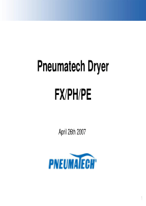 冷干机培训PneumatechAdsorbdryertraining20070426