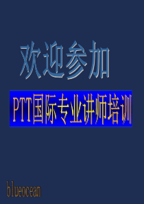 国际专业讲师培训