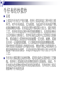 市场部培训 浆纱