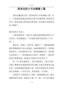 我身边的小书虫精编2篇