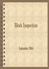 日本验船师全套培训资料BlockInspection