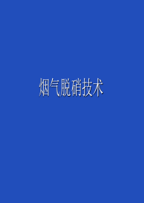 烟气脱硝技术培训资料