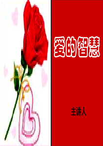爱的智慧ppt培训课件