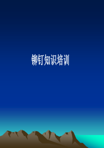 铆钉知识培训2781946467