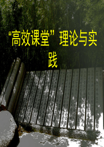高效课堂培训