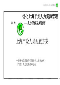 中国平安保险人员配置方案(ppt 41) 