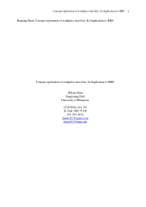 工作场所无礼行为的概念及其对人力资源开发(HRD)的意义