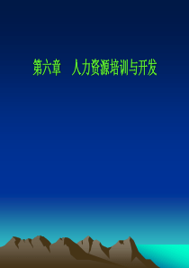 第六章人力资源培训与开发