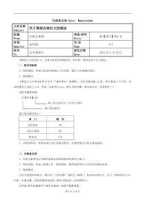 HR001关于规范内部行文的规定
