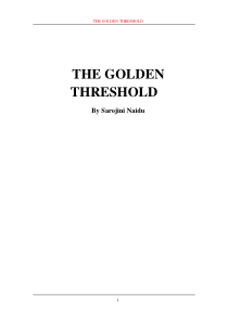 【英文原著类】thegoldenthreshold(金色