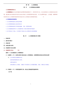 人力资源管理实验串讲