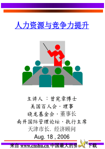人力资源与竞争力提升(ppt 47)